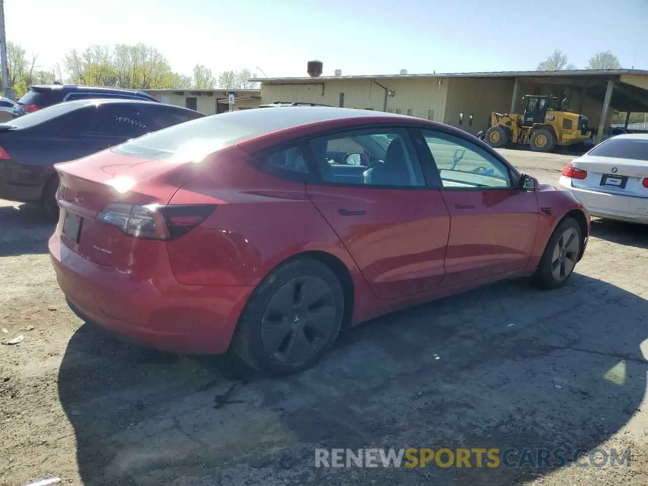 3 Photograph of a damaged car 5YJ3E1EB3MF055869 TESLA MODEL 3 2021