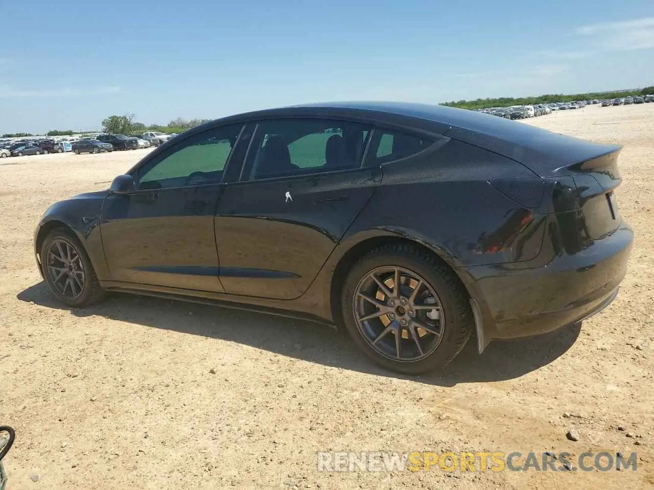 2 Photograph of a damaged car 5YJ3E1EB3MF095837 TESLA MODEL 3 2021