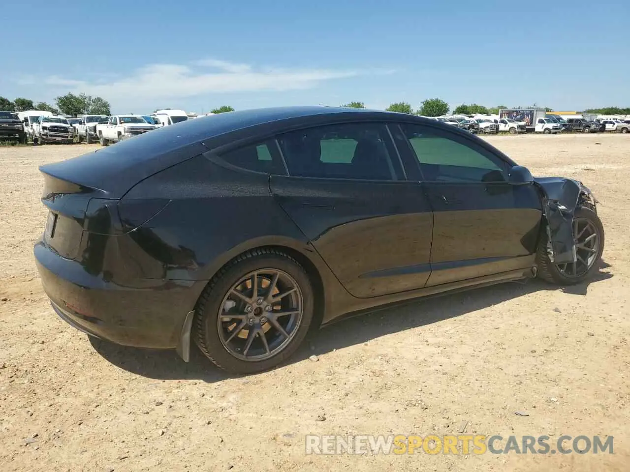3 Photograph of a damaged car 5YJ3E1EB3MF095837 TESLA MODEL 3 2021