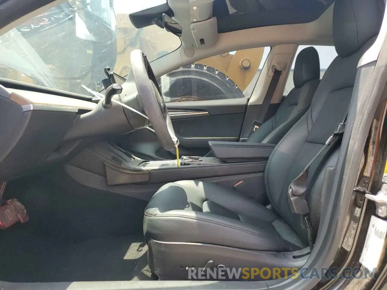 7 Photograph of a damaged car 5YJ3E1EB3MF096504 TESLA MODEL 3 2021