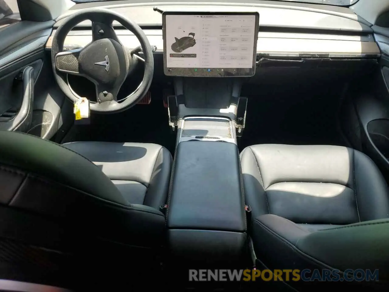 8 Photograph of a damaged car 5YJ3E1EB3MF096504 TESLA MODEL 3 2021