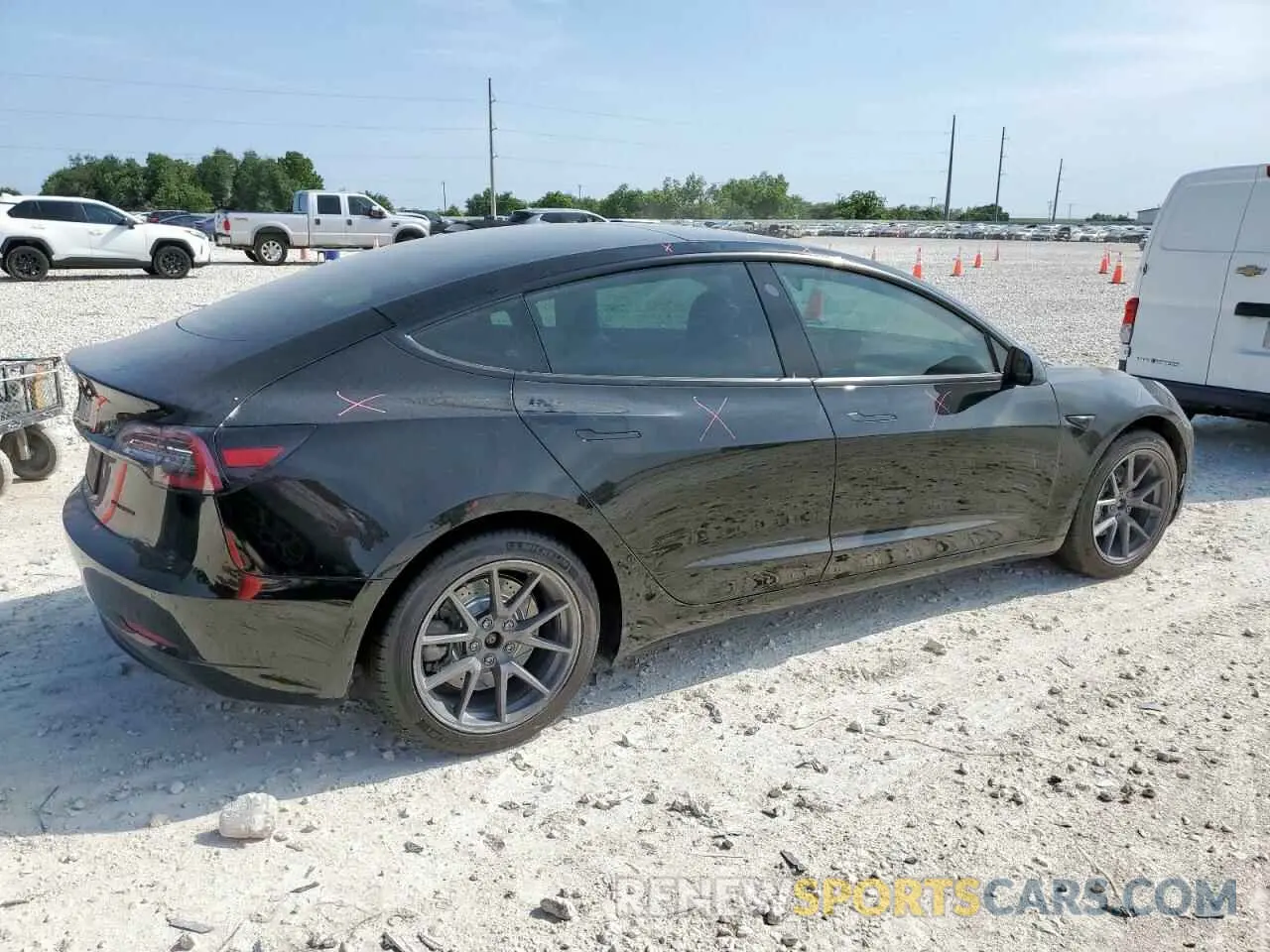 3 Photograph of a damaged car 5YJ3E1EB3MF848931 TESLA MODEL 3 2021