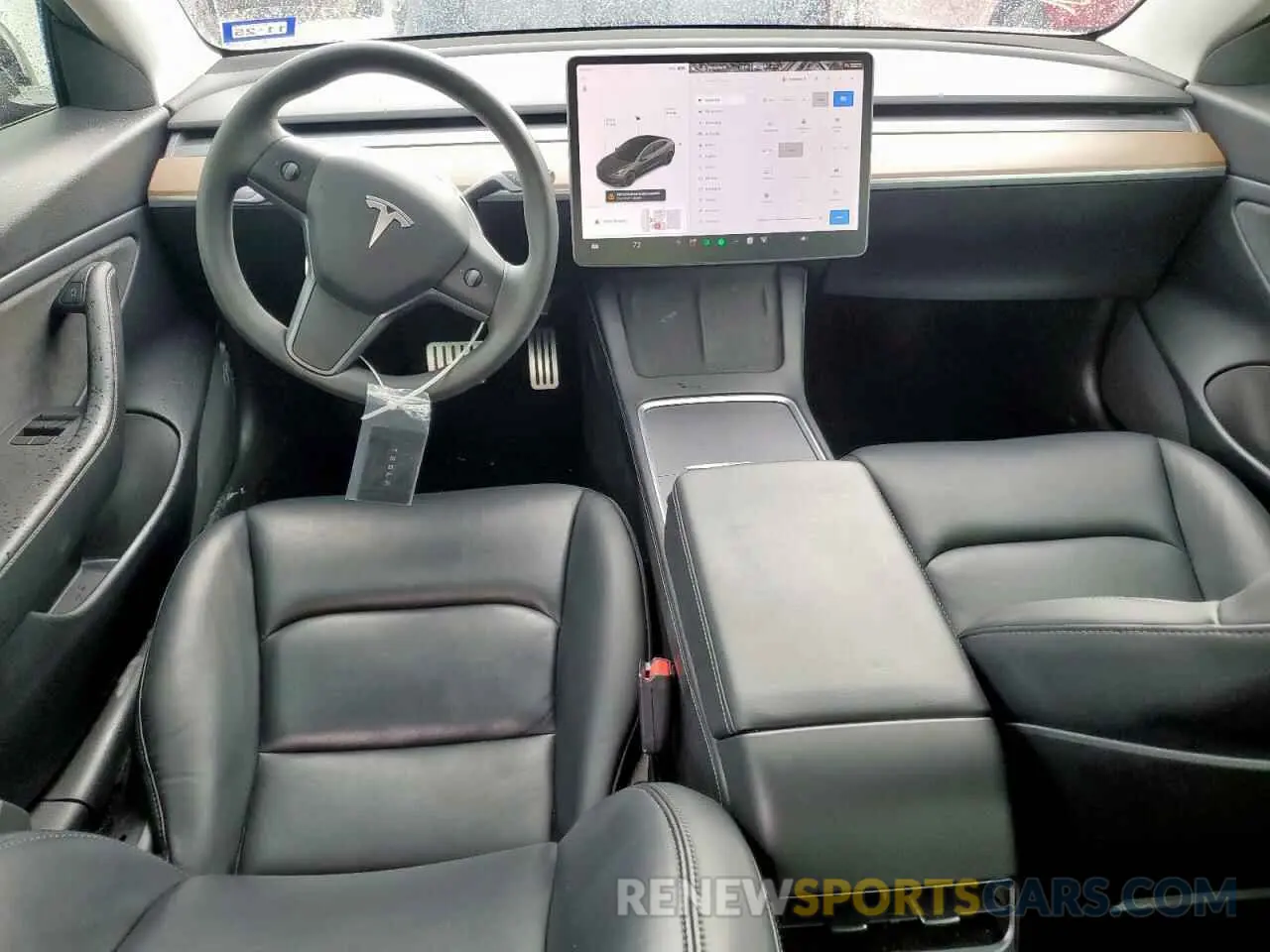 8 Photograph of a damaged car 5YJ3E1EB3MF848931 TESLA MODEL 3 2021
