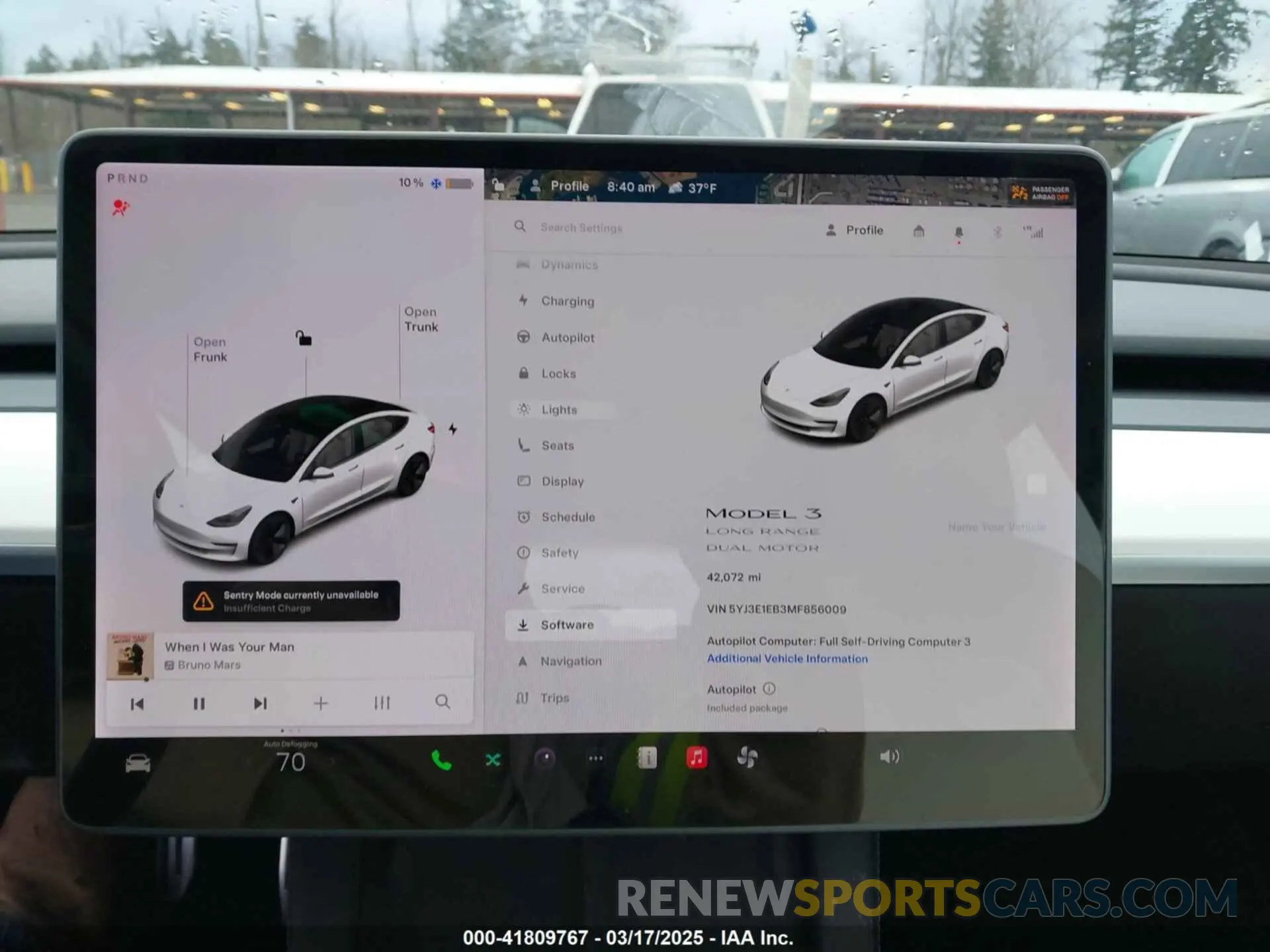 7 Photograph of a damaged car 5YJ3E1EB3MF856009 TESLA MODEL 3 2021