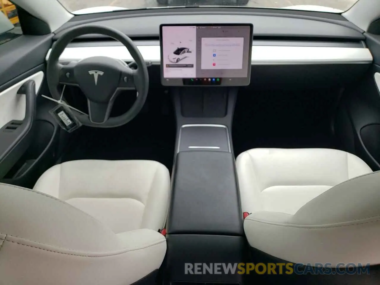 8 Photograph of a damaged car 5YJ3E1EB3MF871657 TESLA MODEL 3 2021
