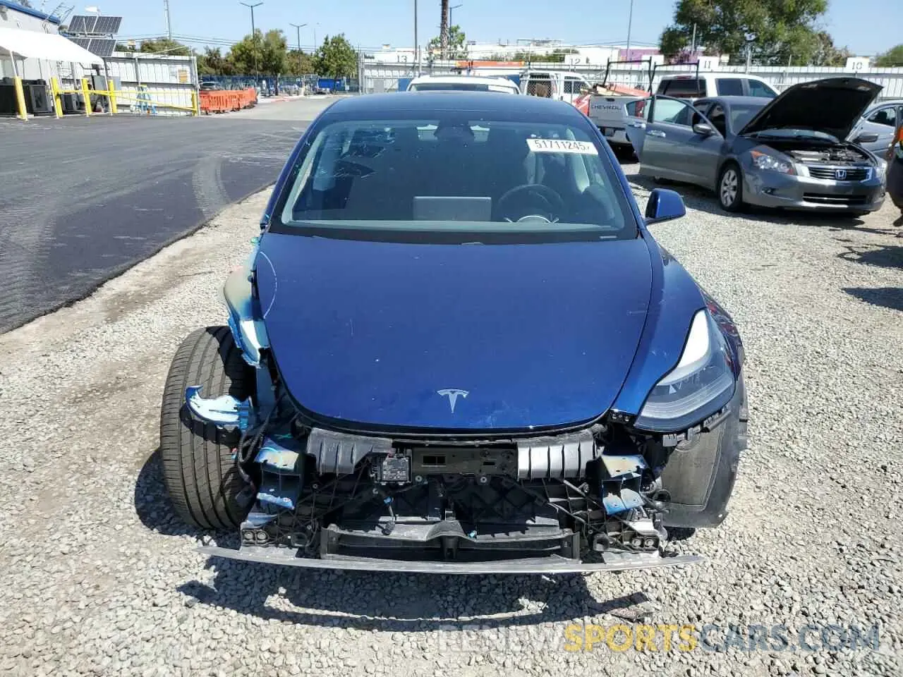 5 Photograph of a damaged car 5YJ3E1EB3MF916144 TESLA MODEL 3 2021