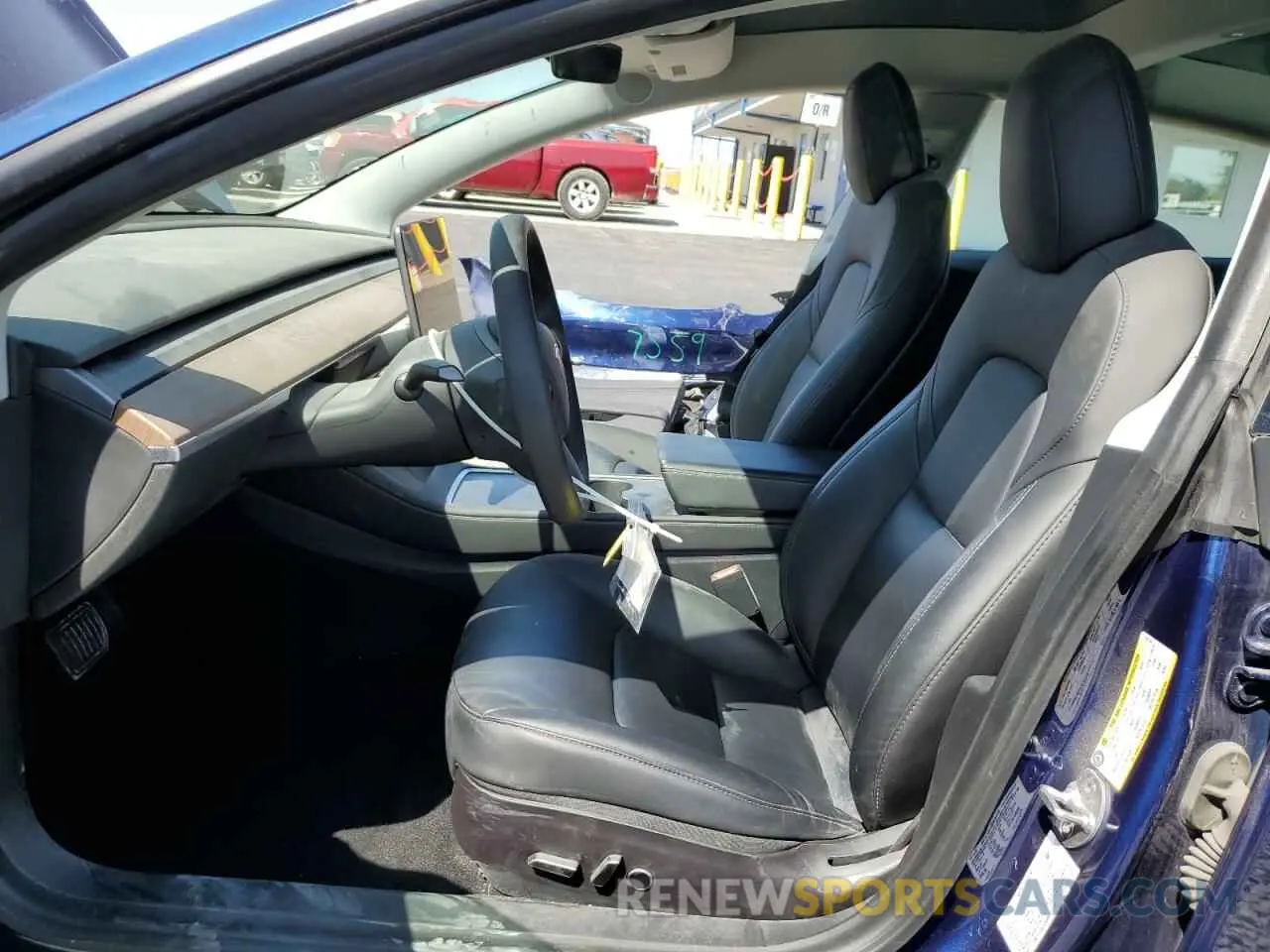 7 Photograph of a damaged car 5YJ3E1EB3MF916144 TESLA MODEL 3 2021