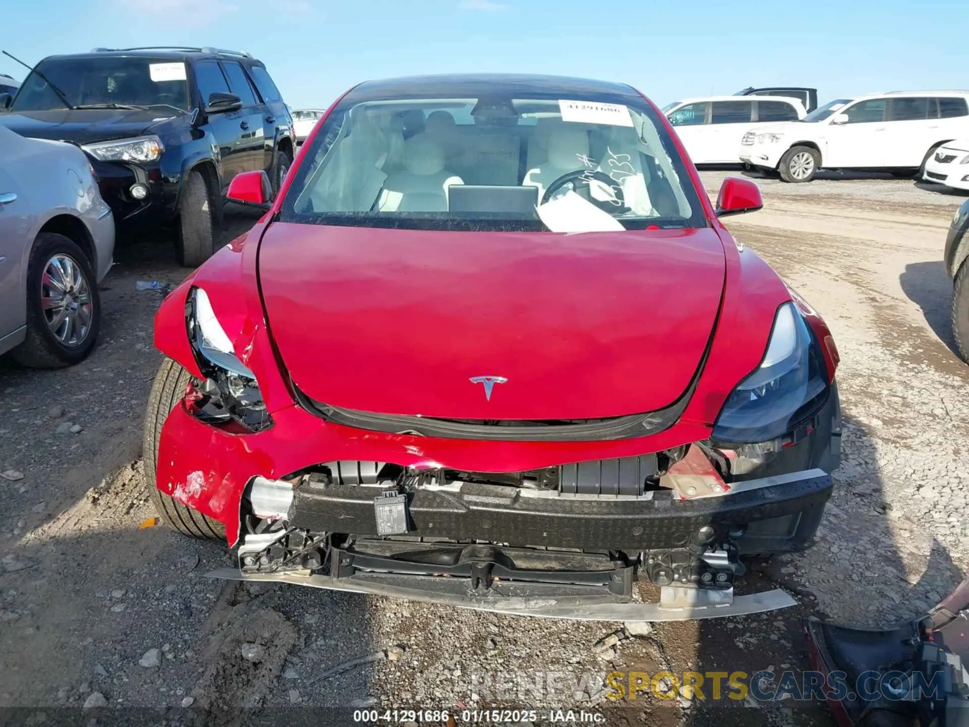 12 Photograph of a damaged car 5YJ3E1EB3MF925135 TESLA MODEL 3 2021