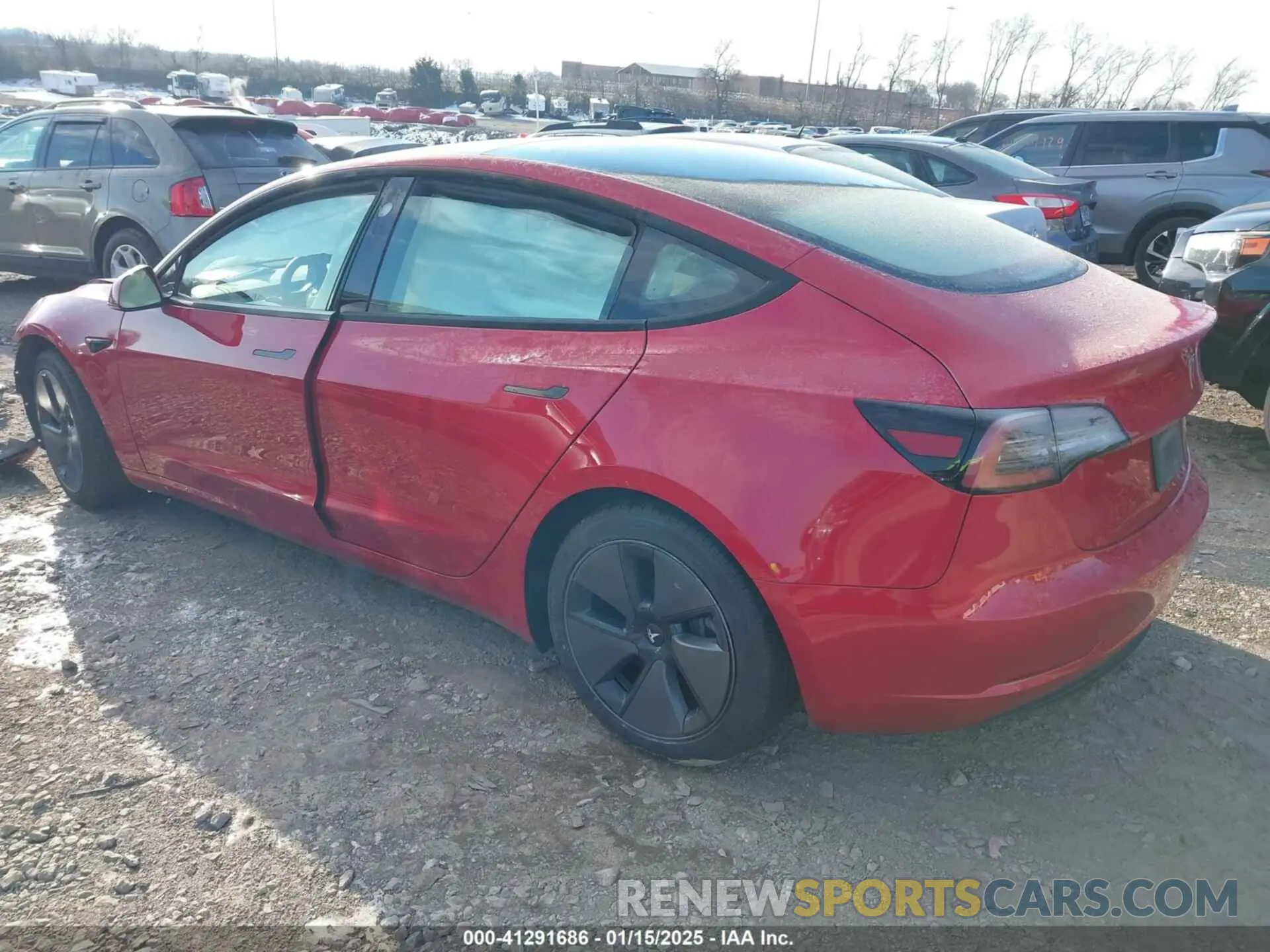 3 Photograph of a damaged car 5YJ3E1EB3MF925135 TESLA MODEL 3 2021