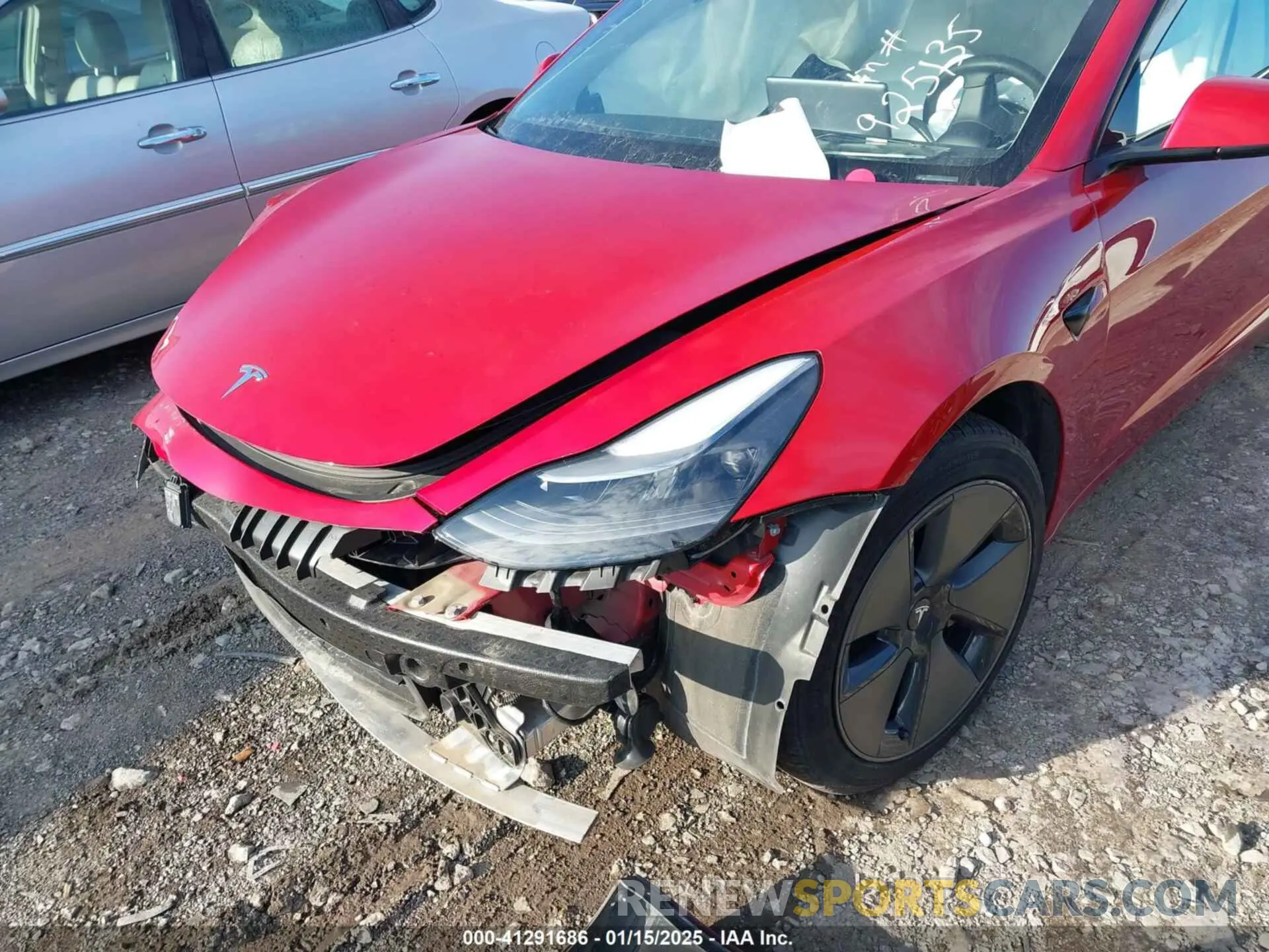 6 Photograph of a damaged car 5YJ3E1EB3MF925135 TESLA MODEL 3 2021