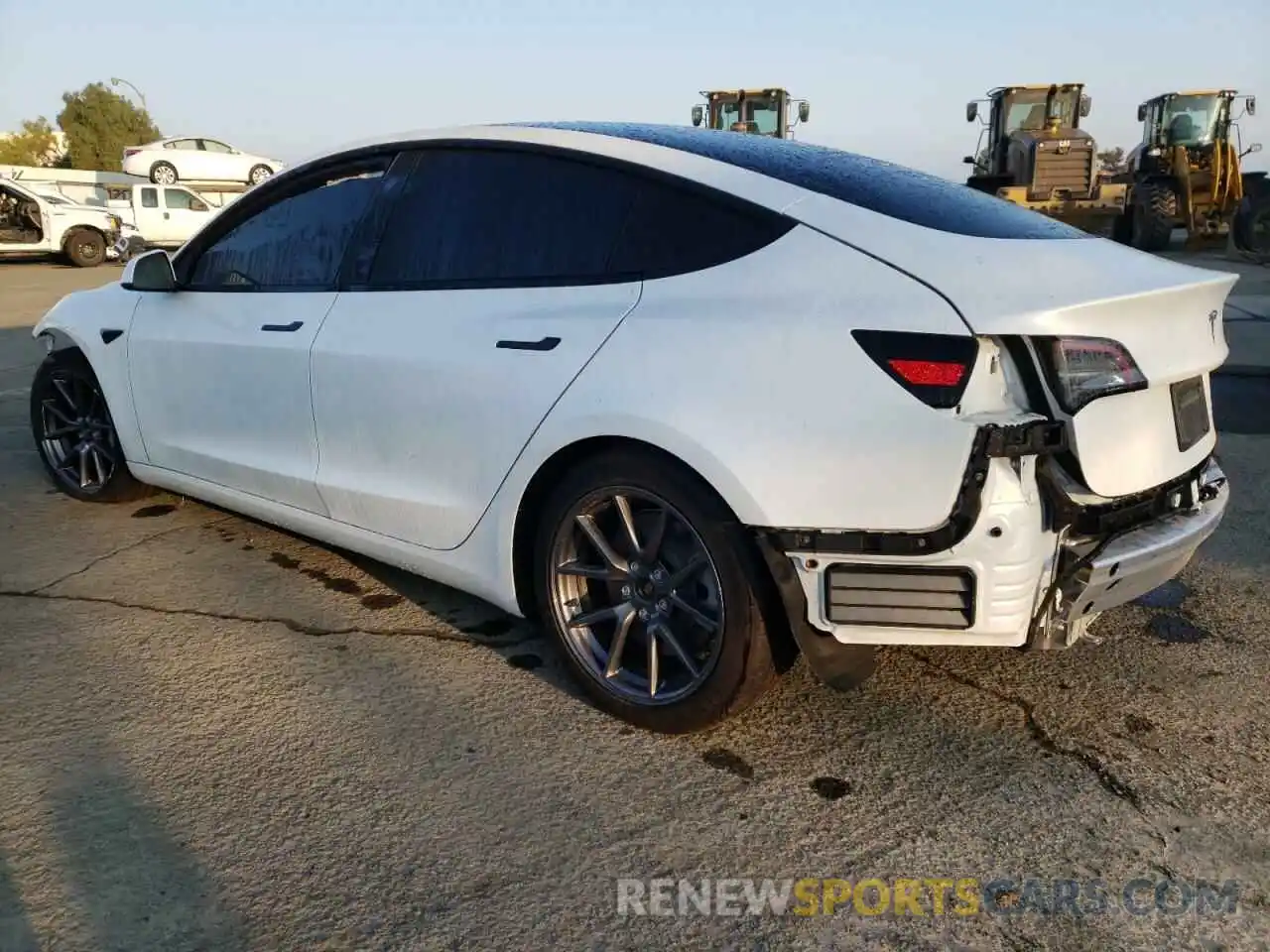 3 Photograph of a damaged car 5YJ3E1EB3MF937964 TESLA MODEL 3 2021