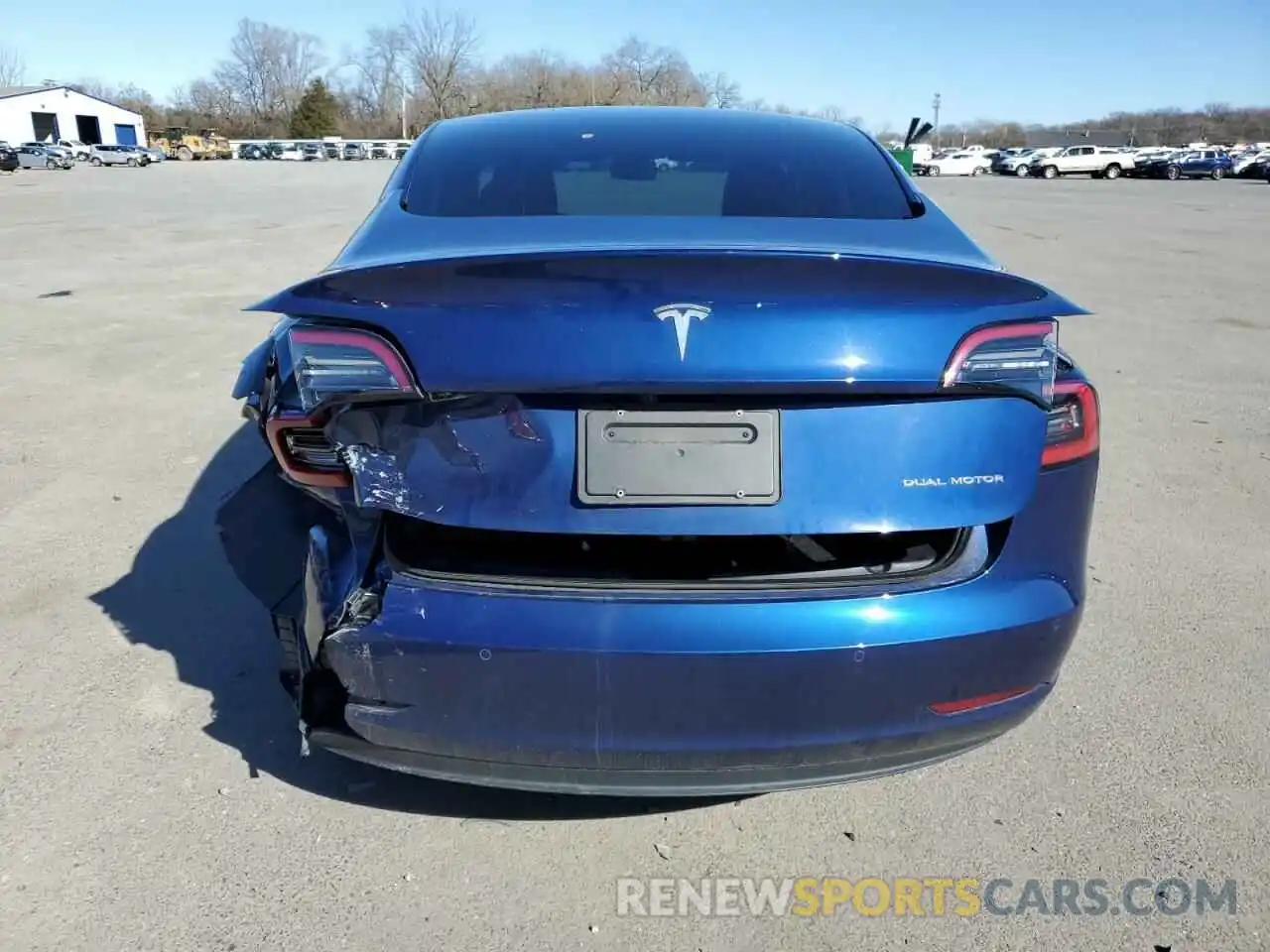 6 Photograph of a damaged car 5YJ3E1EB3MF974707 TESLA MODEL 3 2021