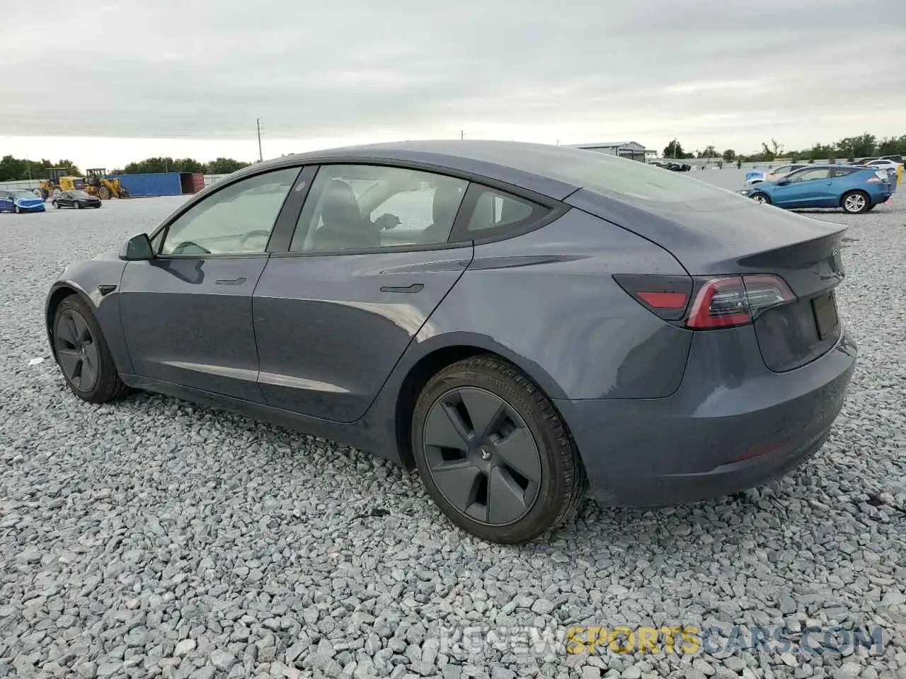 2 Photograph of a damaged car 5YJ3E1EB3MF978630 TESLA MODEL 3 2021