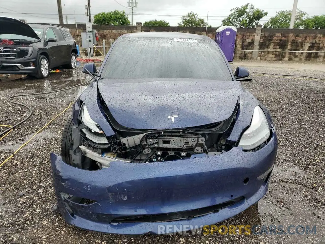 5 Photograph of a damaged car 5YJ3E1EB3MF980135 TESLA MODEL 3 2021