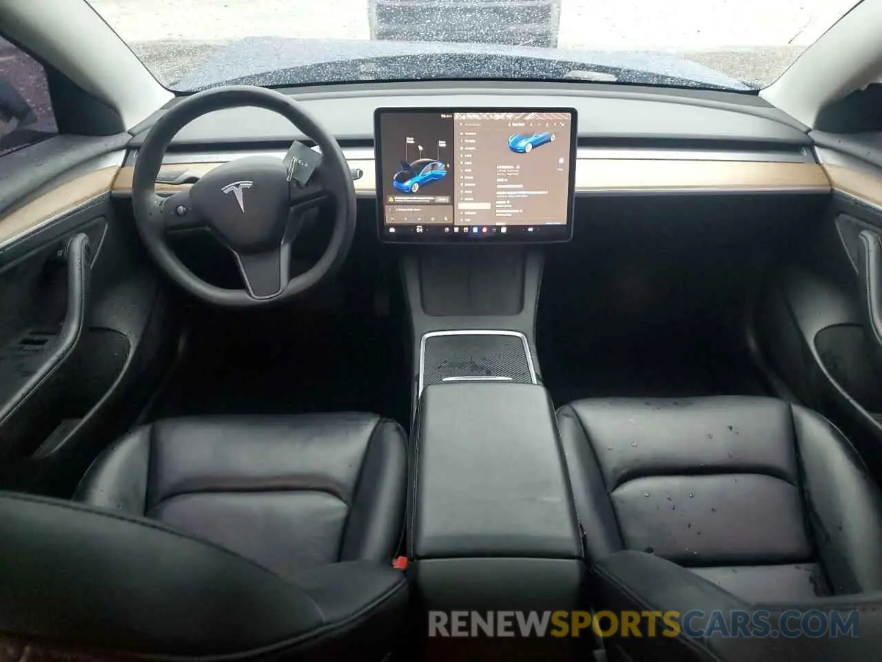 8 Photograph of a damaged car 5YJ3E1EB3MF980135 TESLA MODEL 3 2021