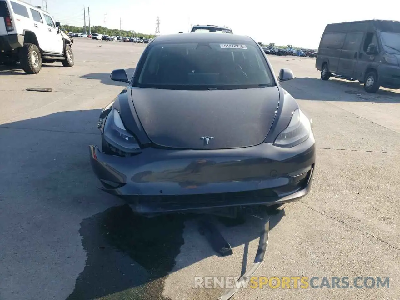 5 Photograph of a damaged car 5YJ3E1EB3MF998683 TESLA MODEL 3 2021