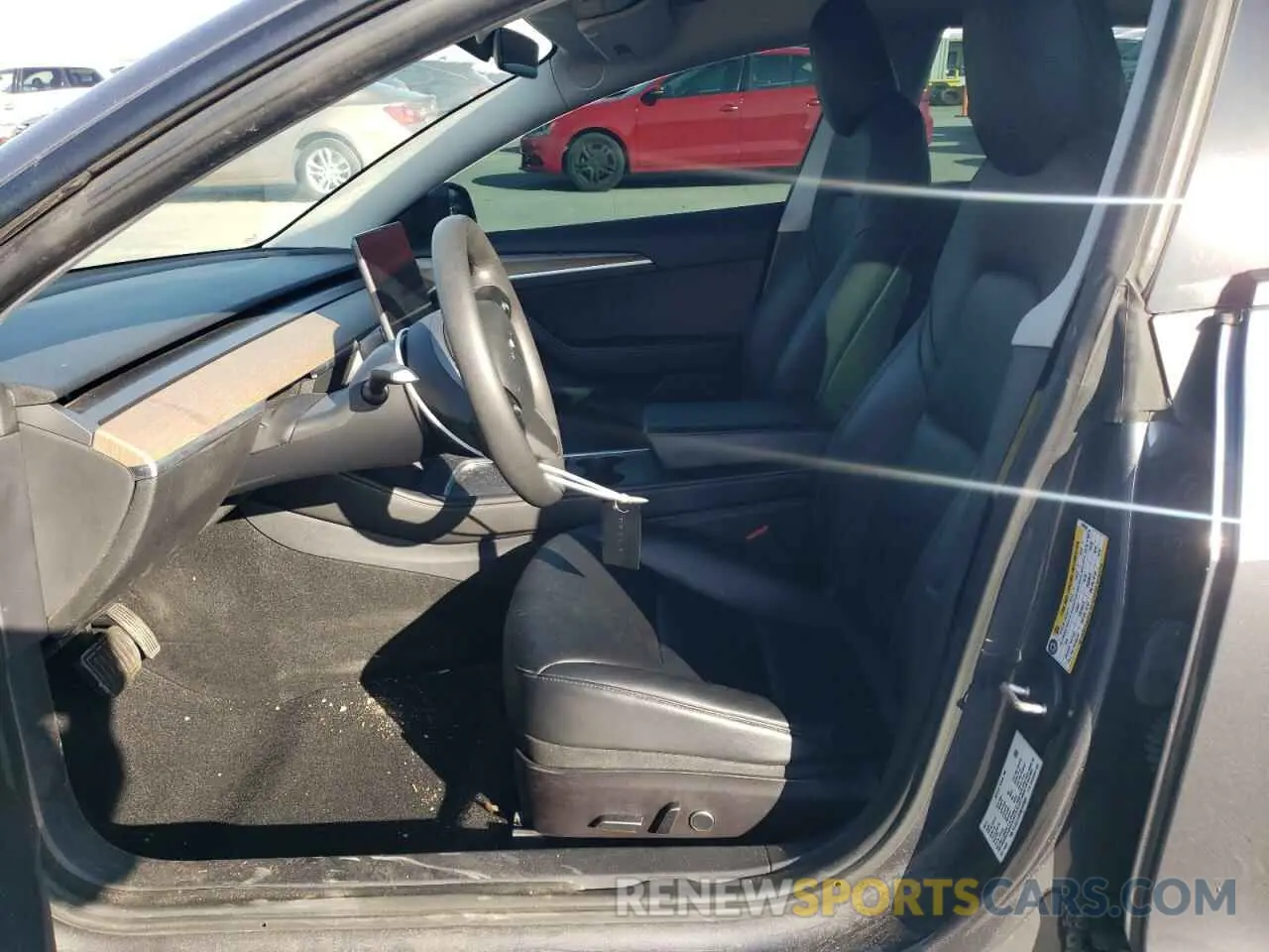 7 Photograph of a damaged car 5YJ3E1EB3MF998683 TESLA MODEL 3 2021