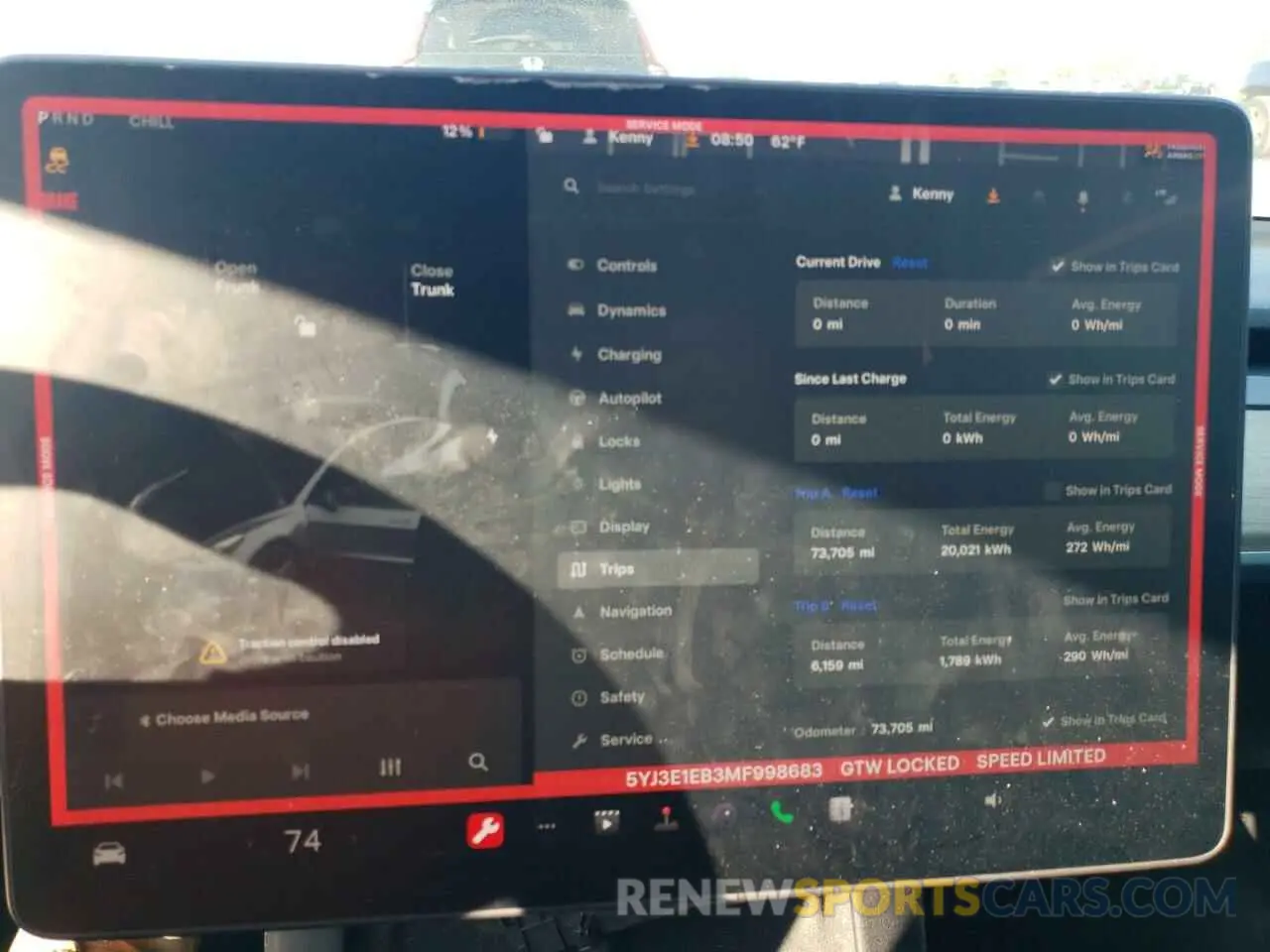 9 Photograph of a damaged car 5YJ3E1EB3MF998683 TESLA MODEL 3 2021