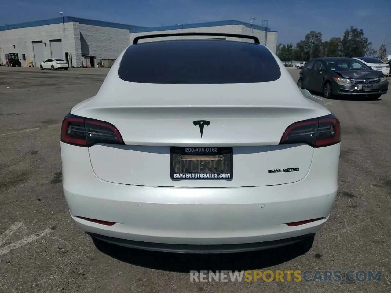6 Photograph of a damaged car 5YJ3E1EB4MF002906 TESLA MODEL 3 2021