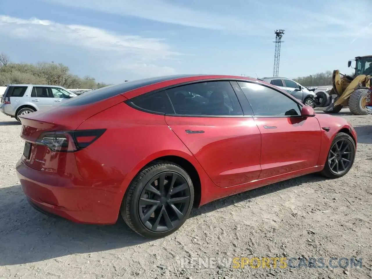3 Photograph of a damaged car 5YJ3E1EB4MF035663 TESLA MODEL 3 2021