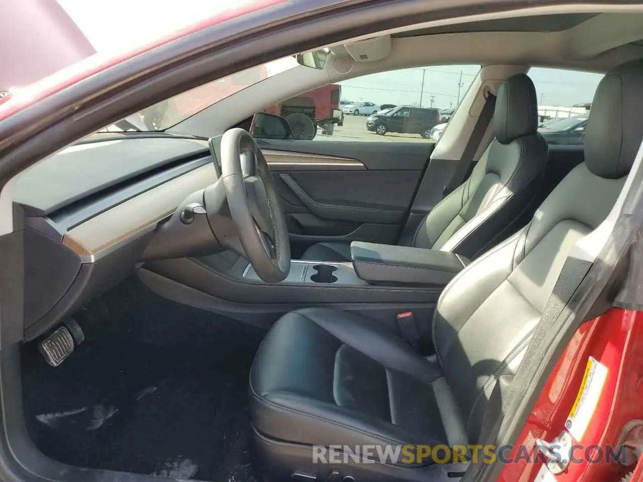 7 Photograph of a damaged car 5YJ3E1EB4MF035663 TESLA MODEL 3 2021