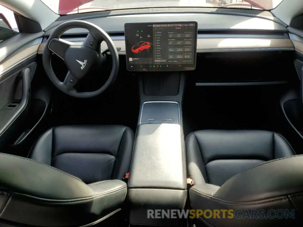 8 Photograph of a damaged car 5YJ3E1EB4MF035663 TESLA MODEL 3 2021