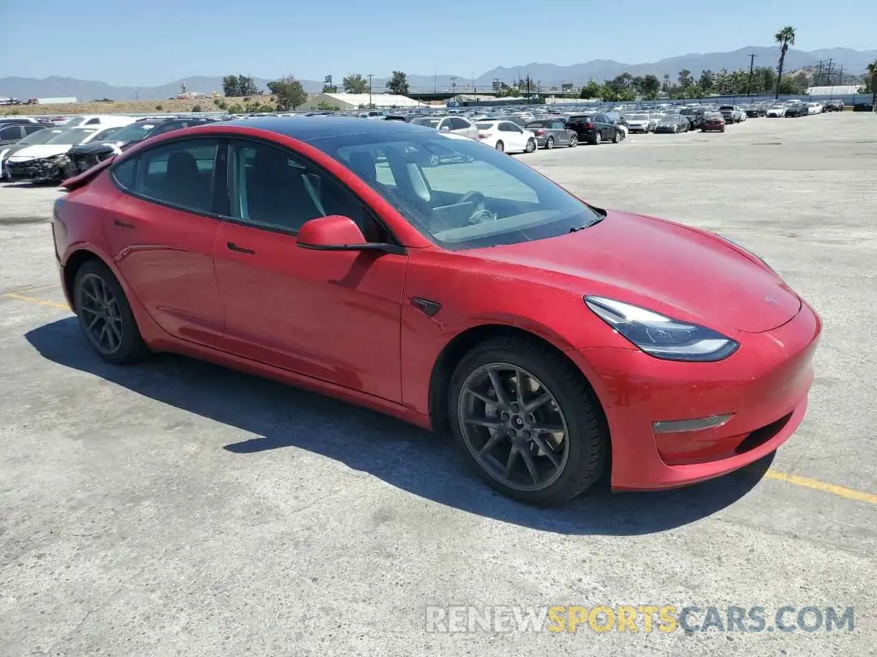 4 Photograph of a damaged car 5YJ3E1EB4MF055962 TESLA MODEL 3 2021