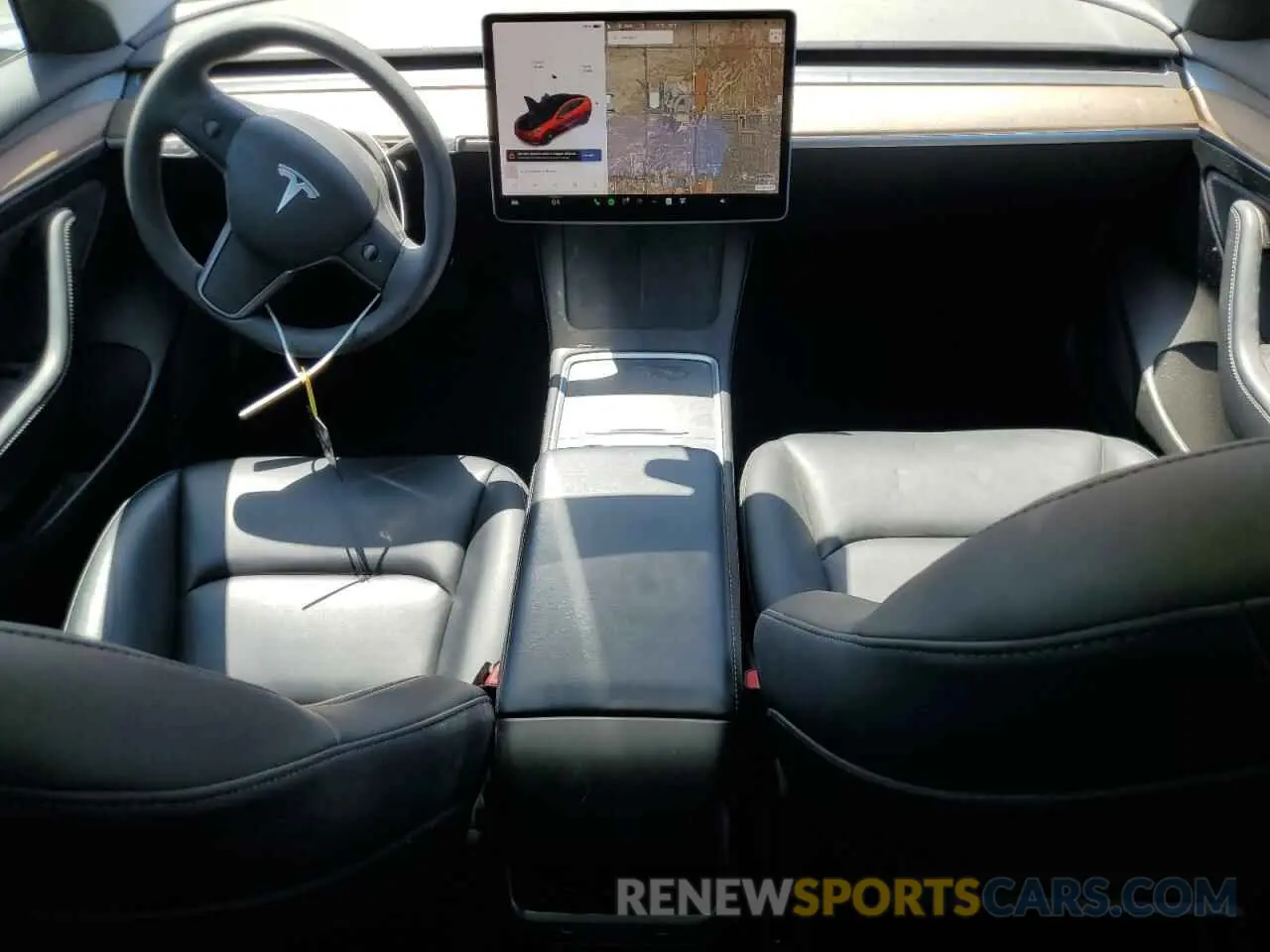 8 Photograph of a damaged car 5YJ3E1EB4MF055962 TESLA MODEL 3 2021