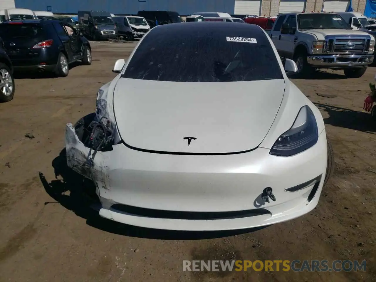 5 Photograph of a damaged car 5YJ3E1EB4MF061986 TESLA MODEL 3 2021