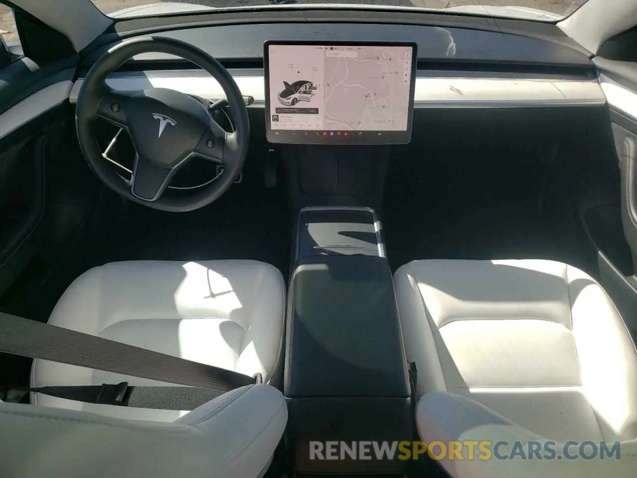 8 Photograph of a damaged car 5YJ3E1EB4MF061986 TESLA MODEL 3 2021