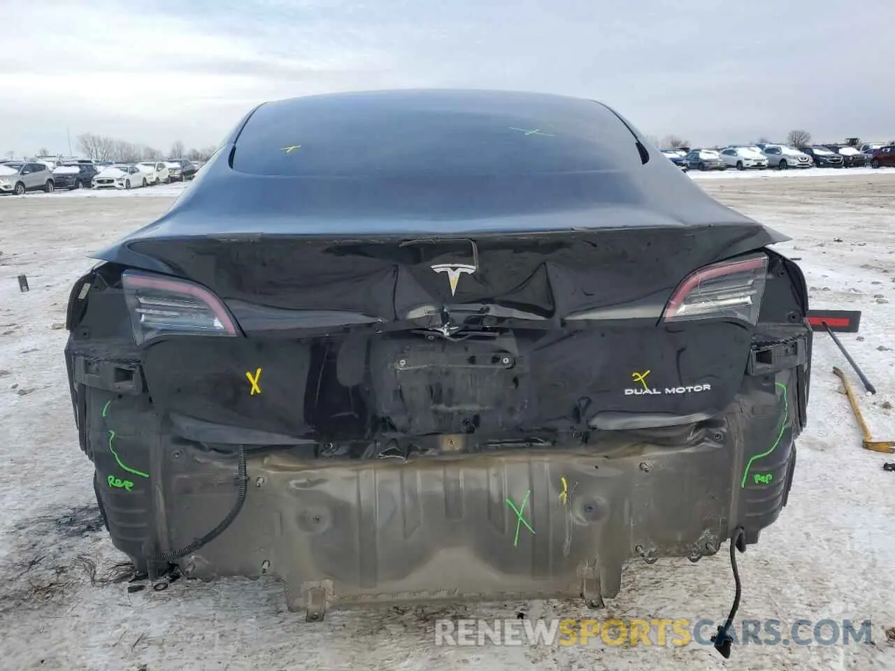 6 Photograph of a damaged car 5YJ3E1EB4MF064662 TESLA MODEL 3 2021