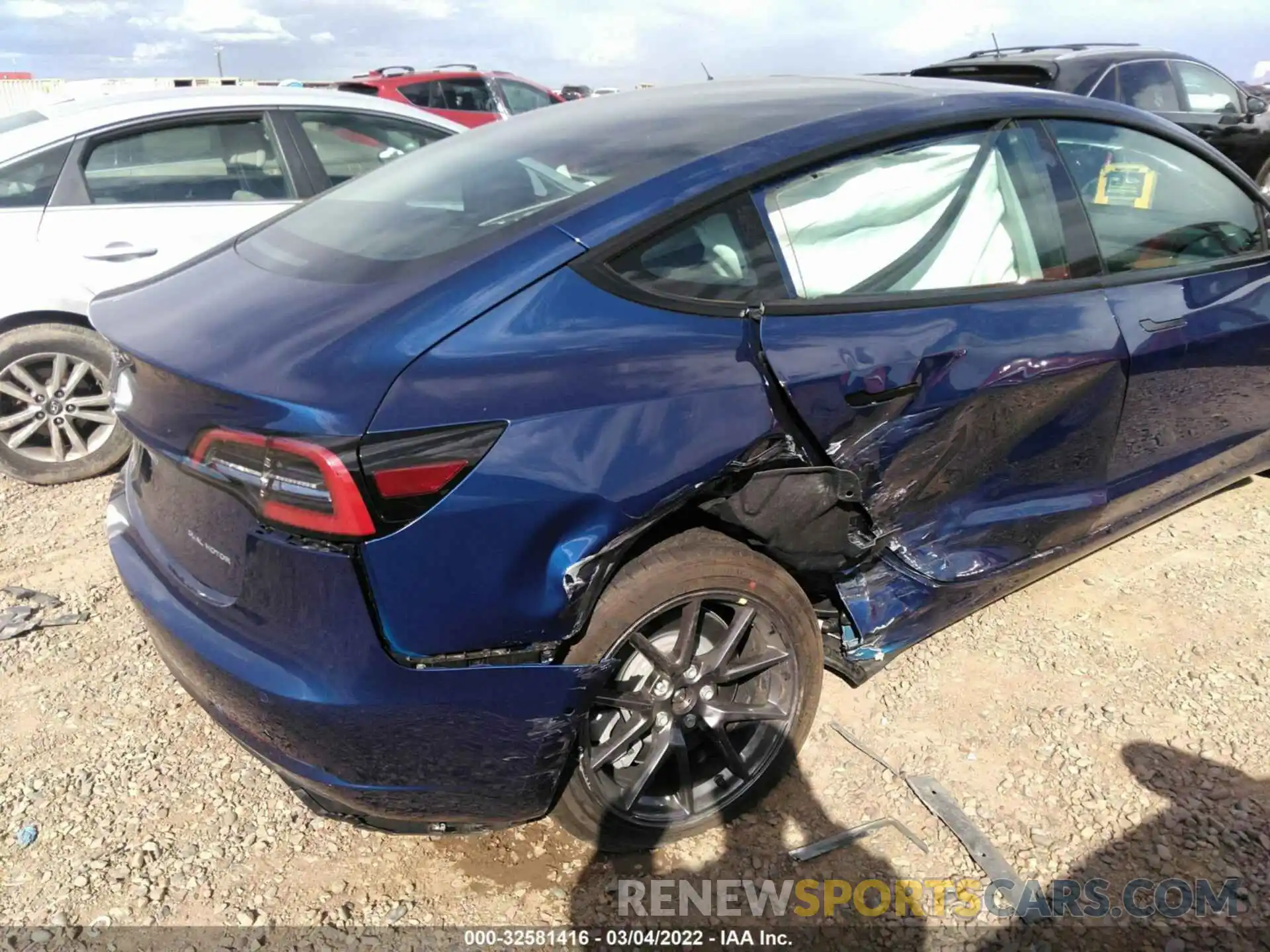 6 Photograph of a damaged car 5YJ3E1EB4MF080554 TESLA MODEL 3 2021