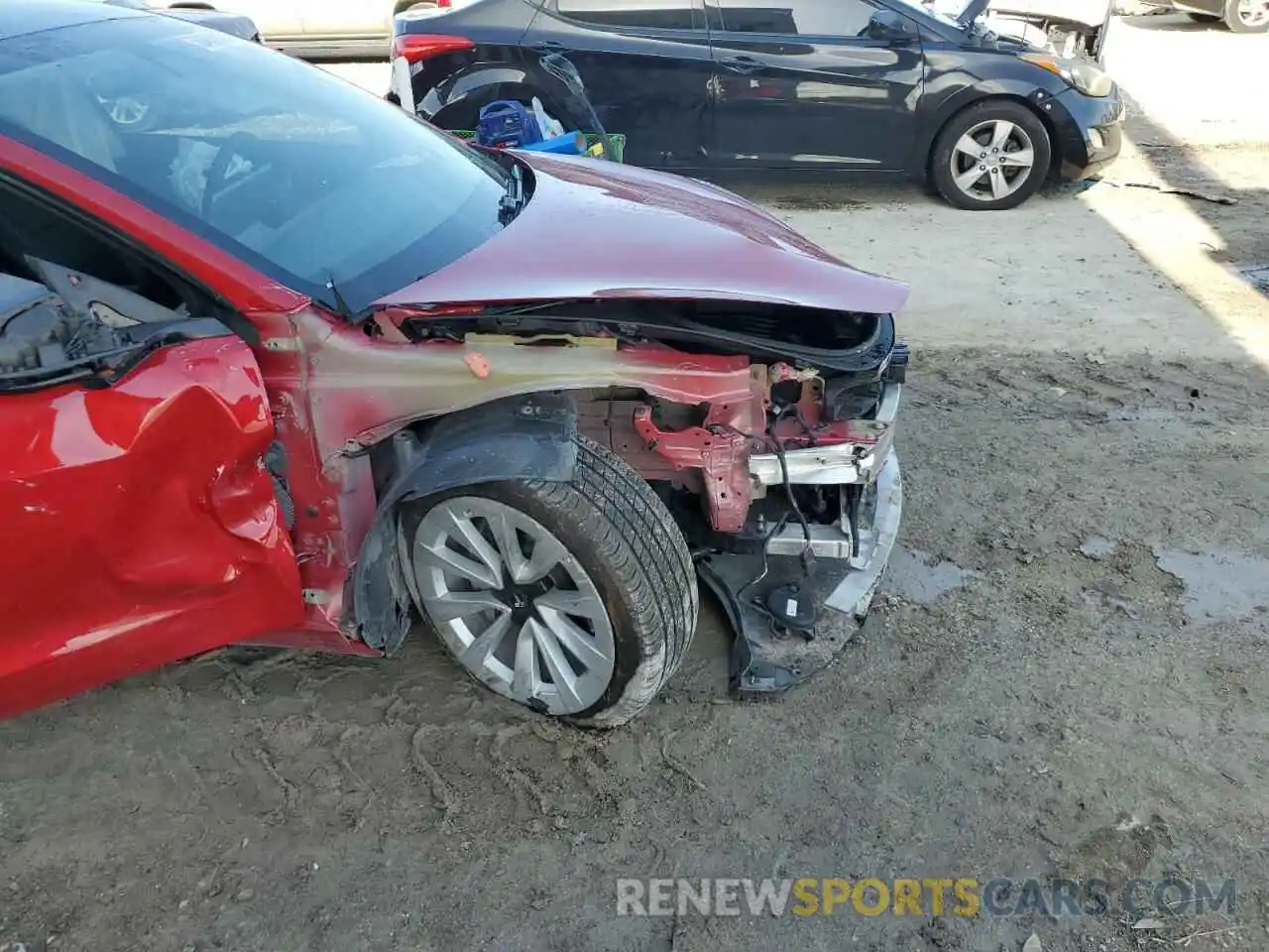 10 Photograph of a damaged car 5YJ3E1EB4MF849280 TESLA MODEL 3 2021