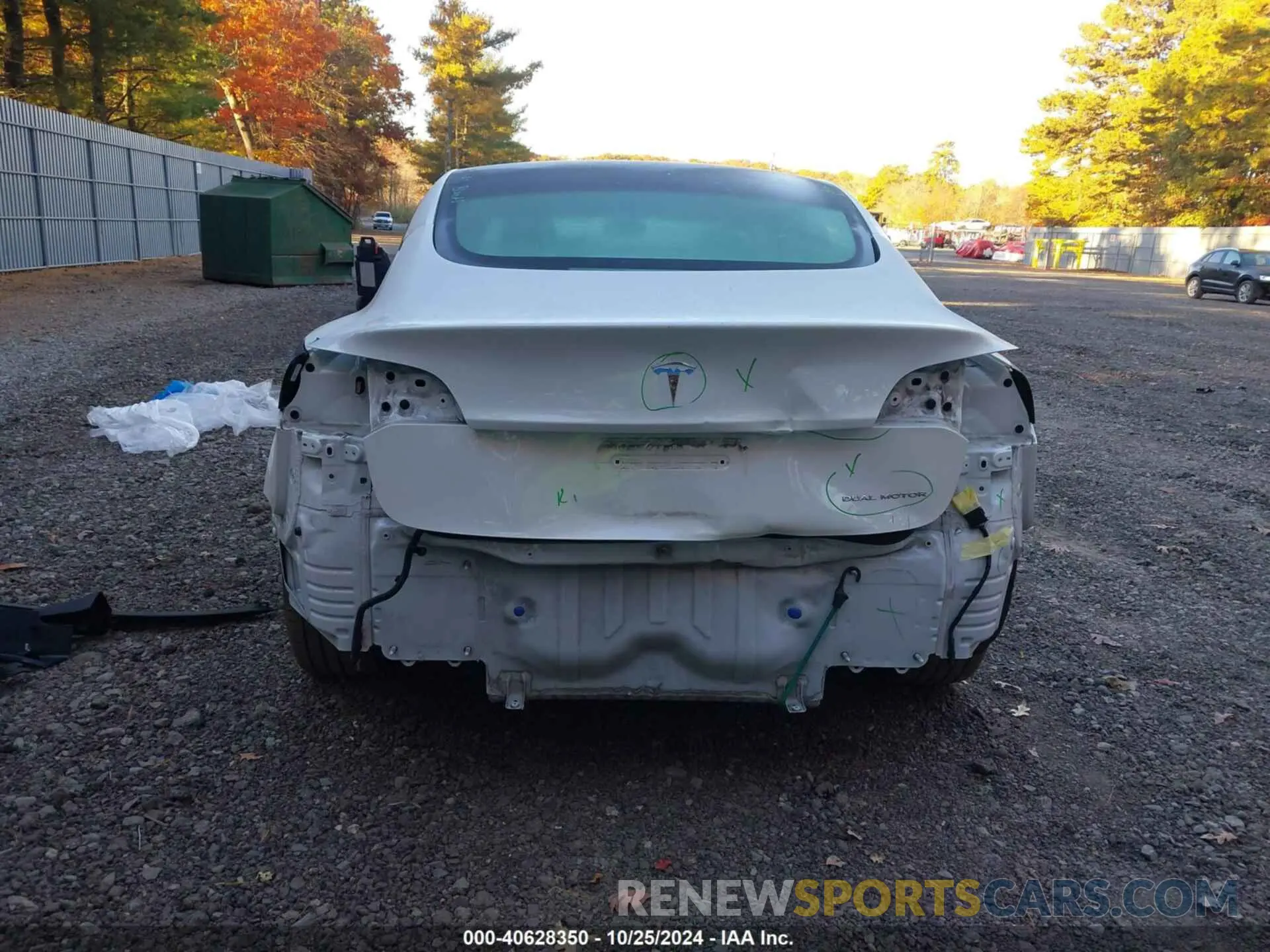 17 Photograph of a damaged car 5YJ3E1EB4MF855158 TESLA MODEL 3 2021