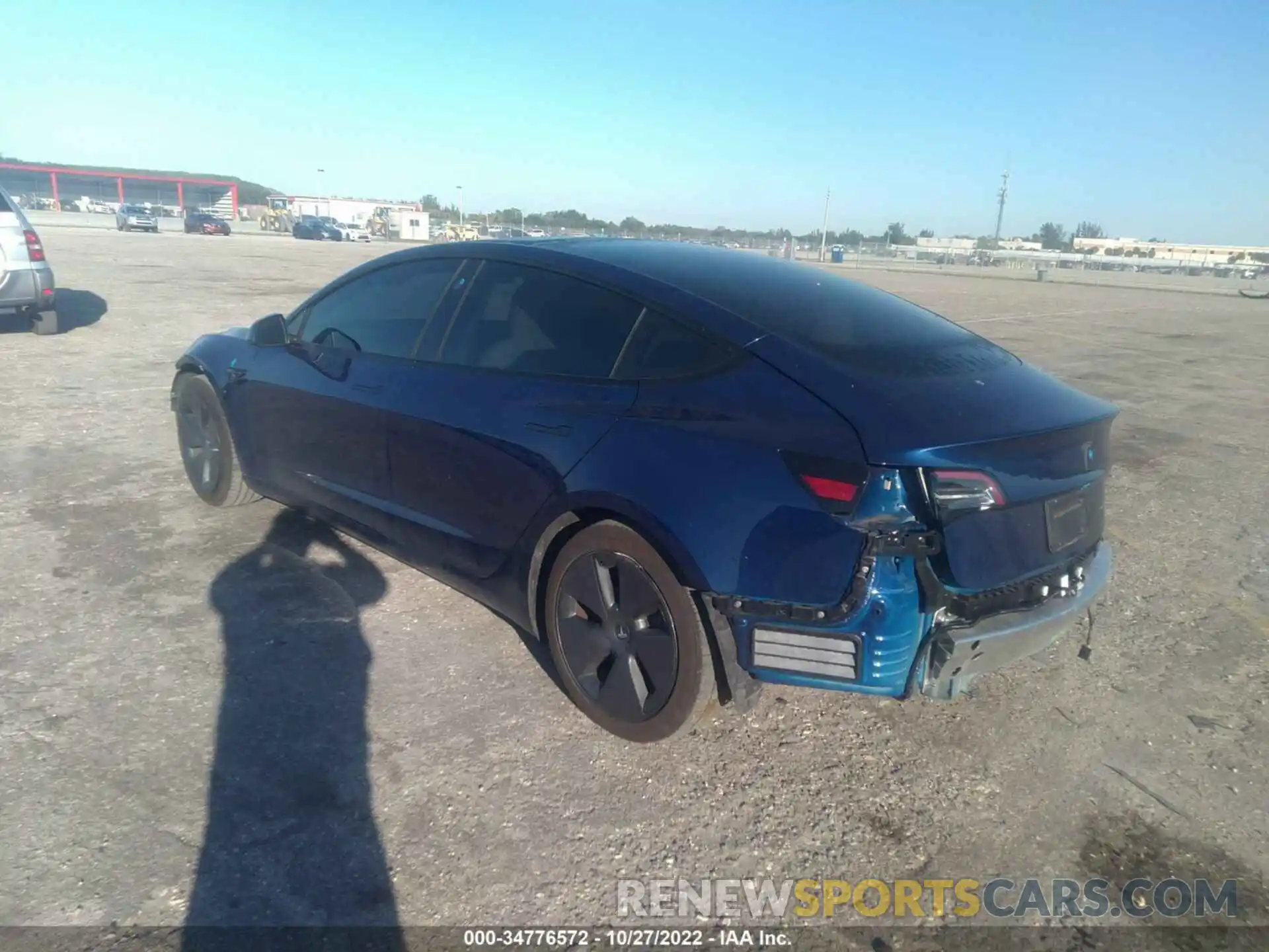 3 Photograph of a damaged car 5YJ3E1EB4MF858612 TESLA MODEL 3 2021