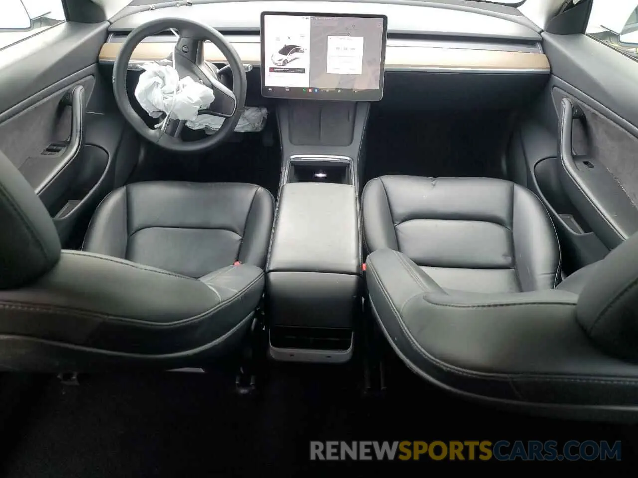 8 Photograph of a damaged car 5YJ3E1EB4MF859887 TESLA MODEL 3 2021