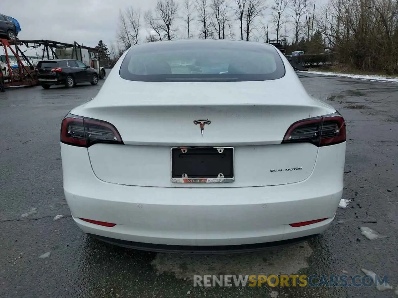 6 Photograph of a damaged car 5YJ3E1EB4MF872882 TESLA MODEL 3 2021
