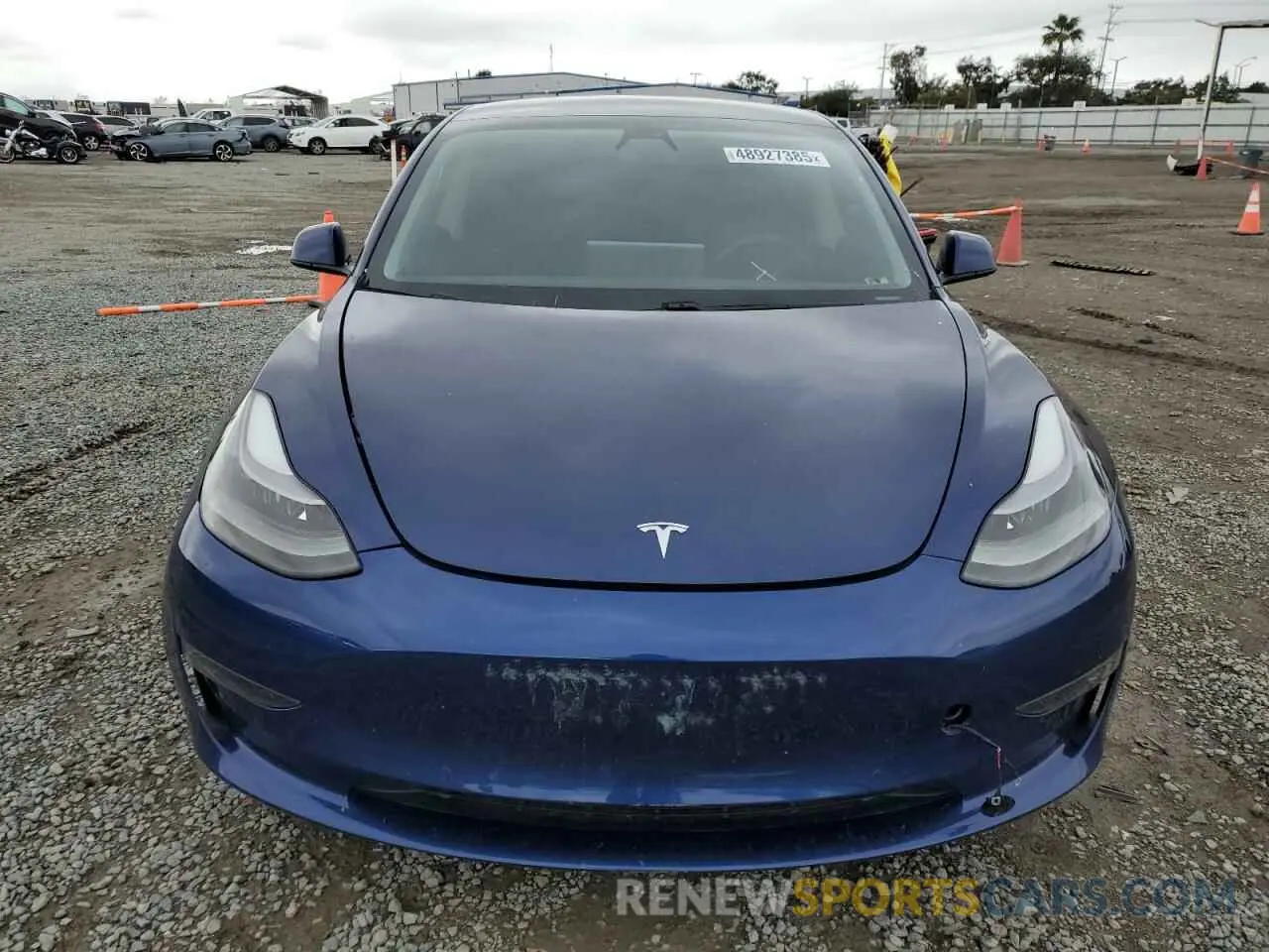 5 Photograph of a damaged car 5YJ3E1EB4MF876849 TESLA MODEL 3 2021