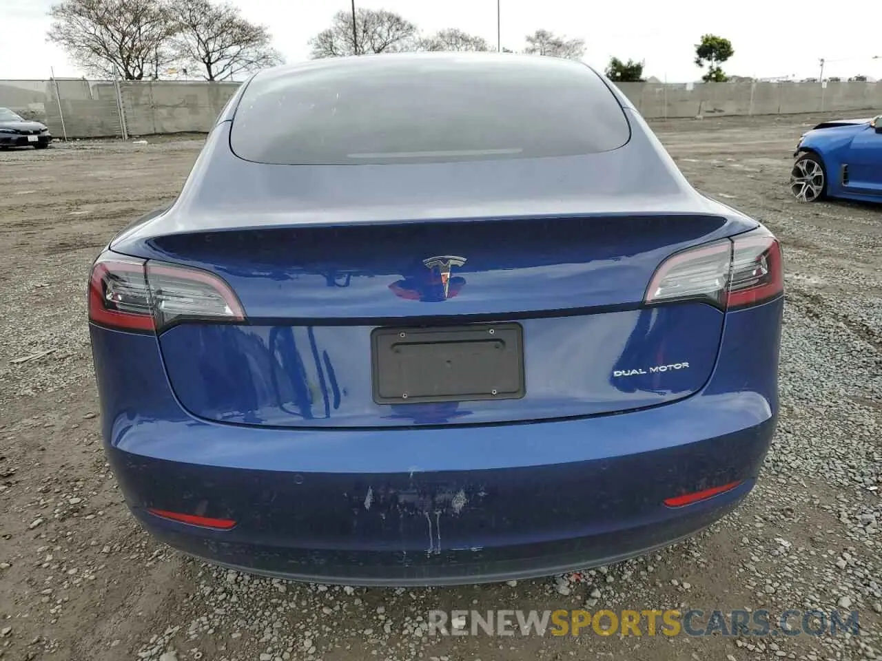 6 Photograph of a damaged car 5YJ3E1EB4MF876849 TESLA MODEL 3 2021