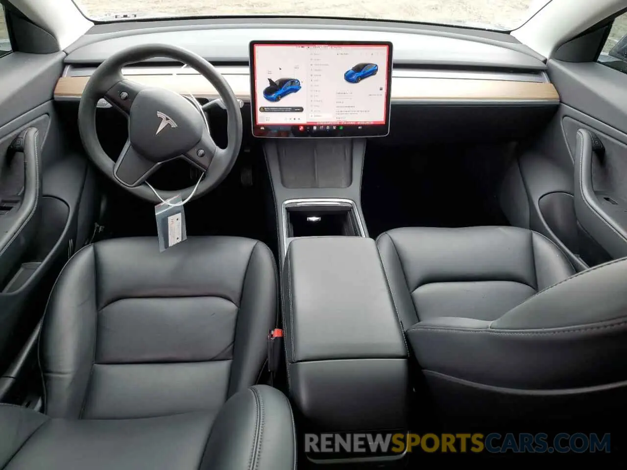 8 Photograph of a damaged car 5YJ3E1EB4MF876849 TESLA MODEL 3 2021