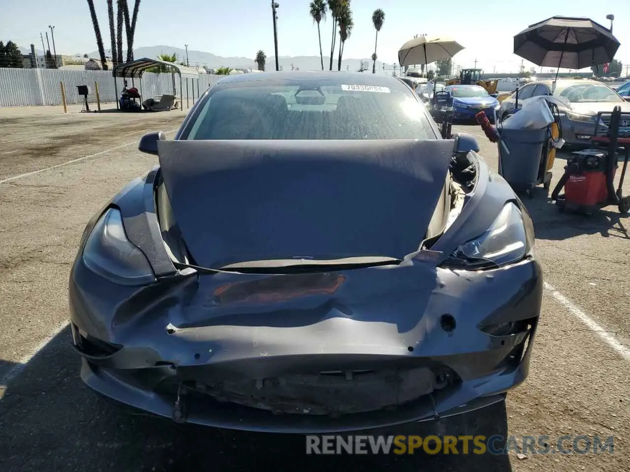 5 Photograph of a damaged car 5YJ3E1EB4MF877242 TESLA MODEL 3 2021