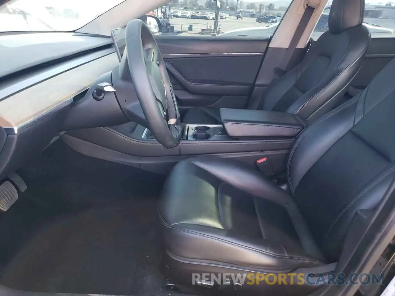 7 Photograph of a damaged car 5YJ3E1EB4MF879556 TESLA MODEL 3 2021