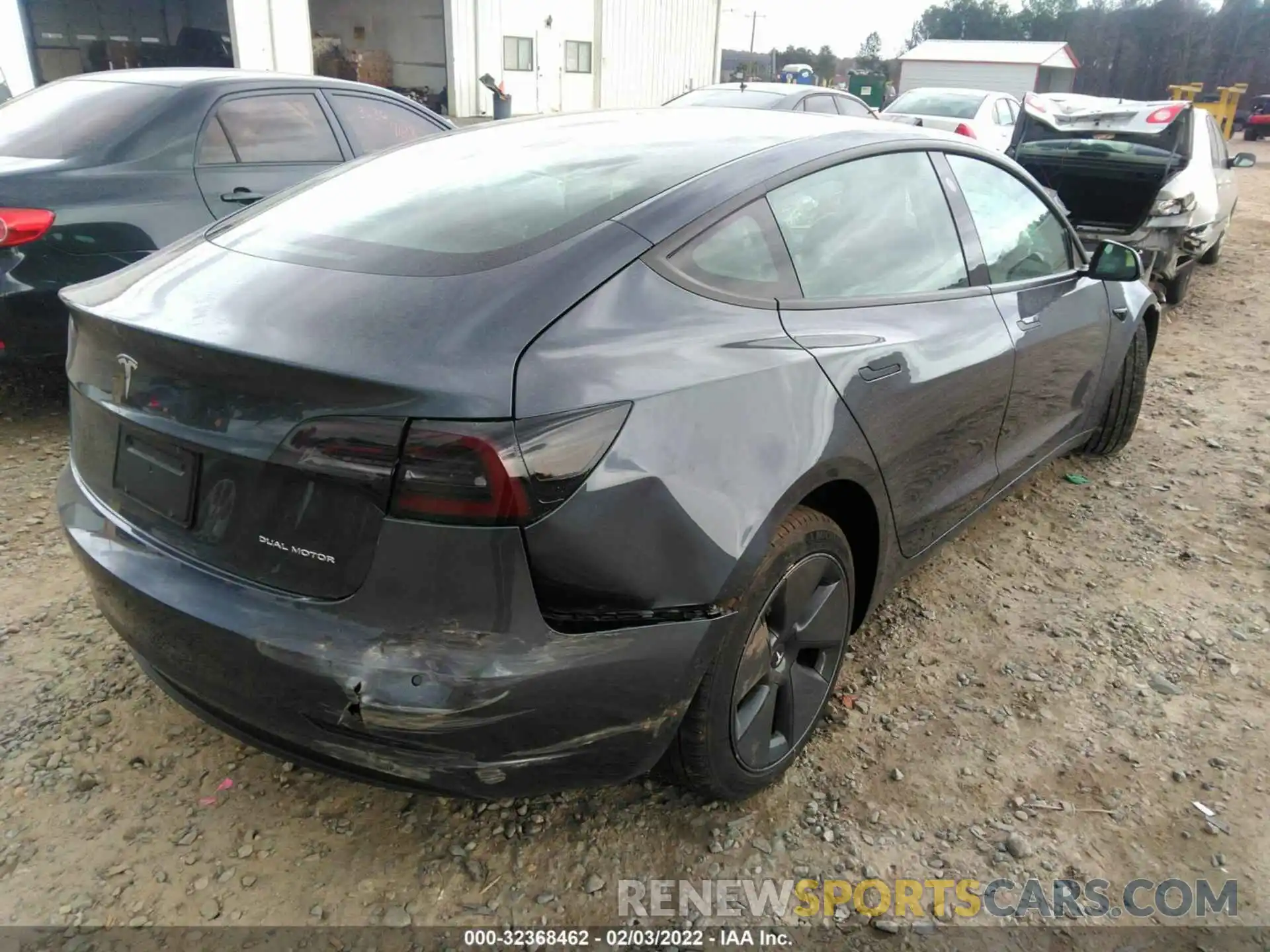 4 Photograph of a damaged car 5YJ3E1EB4MF901930 TESLA MODEL 3 2021