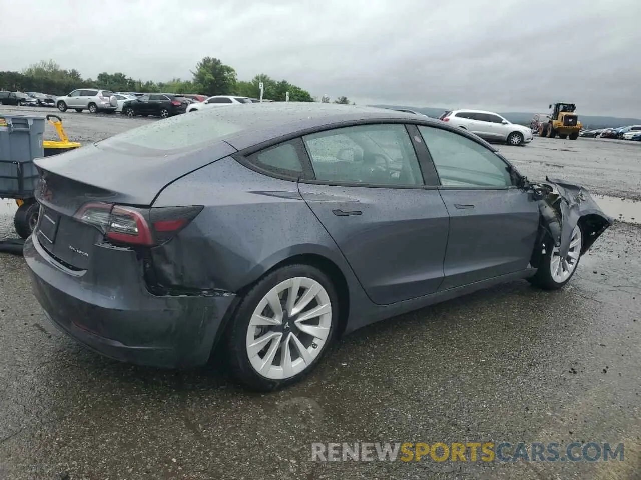 3 Photograph of a damaged car 5YJ3E1EB4MF902690 TESLA MODEL 3 2021