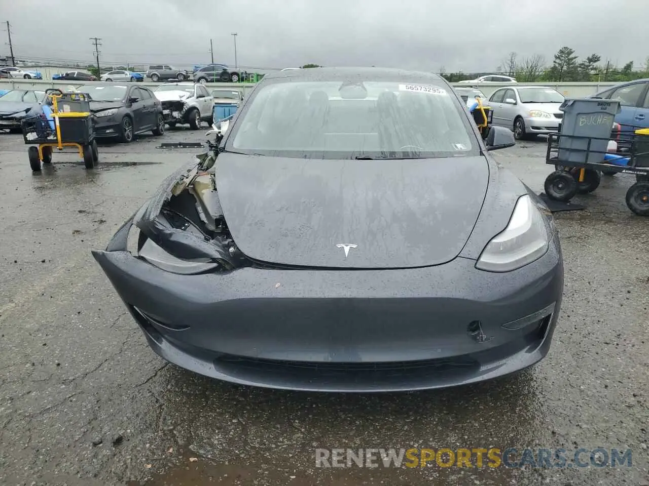 5 Photograph of a damaged car 5YJ3E1EB4MF902690 TESLA MODEL 3 2021