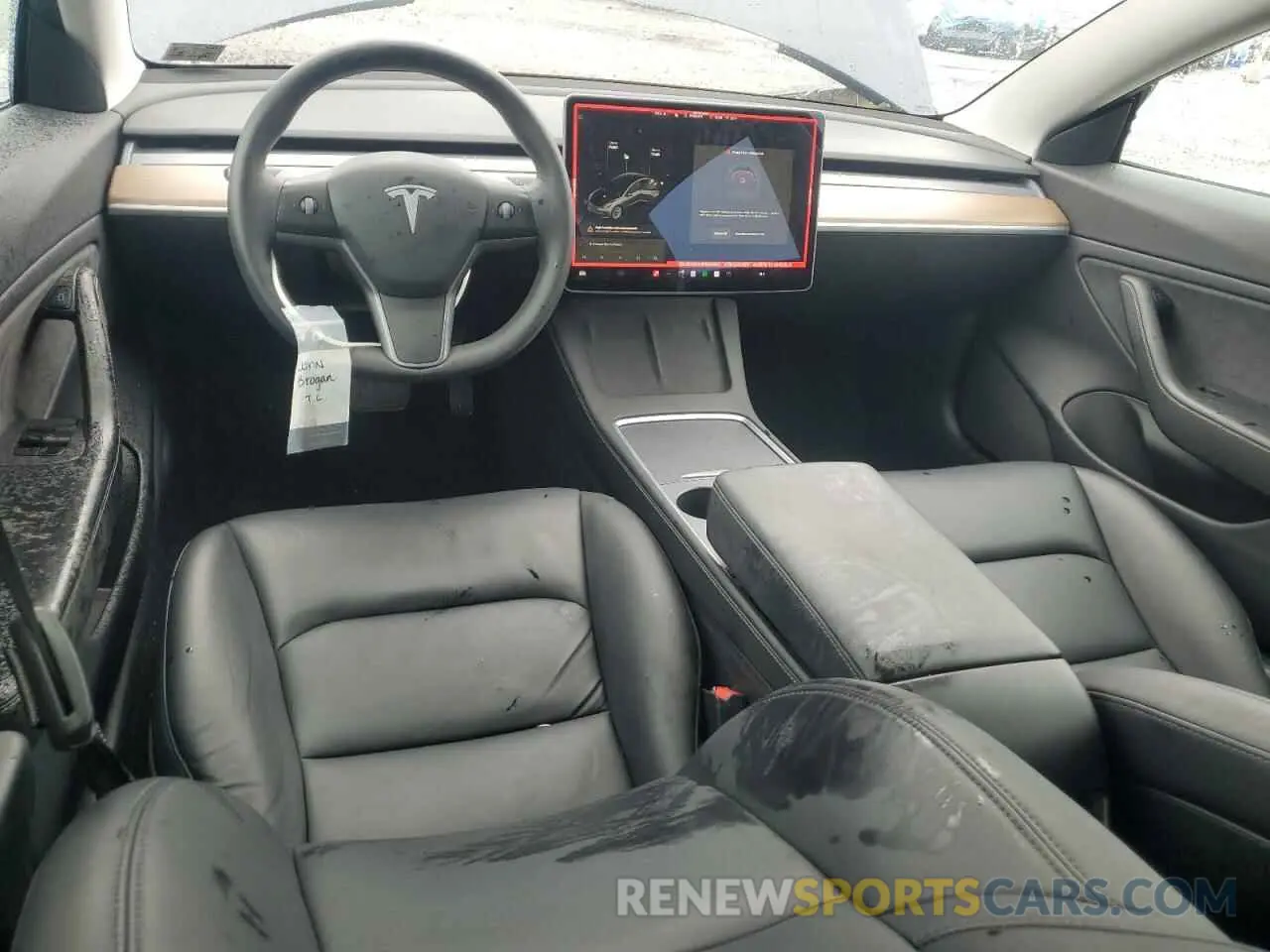 8 Photograph of a damaged car 5YJ3E1EB4MF902690 TESLA MODEL 3 2021