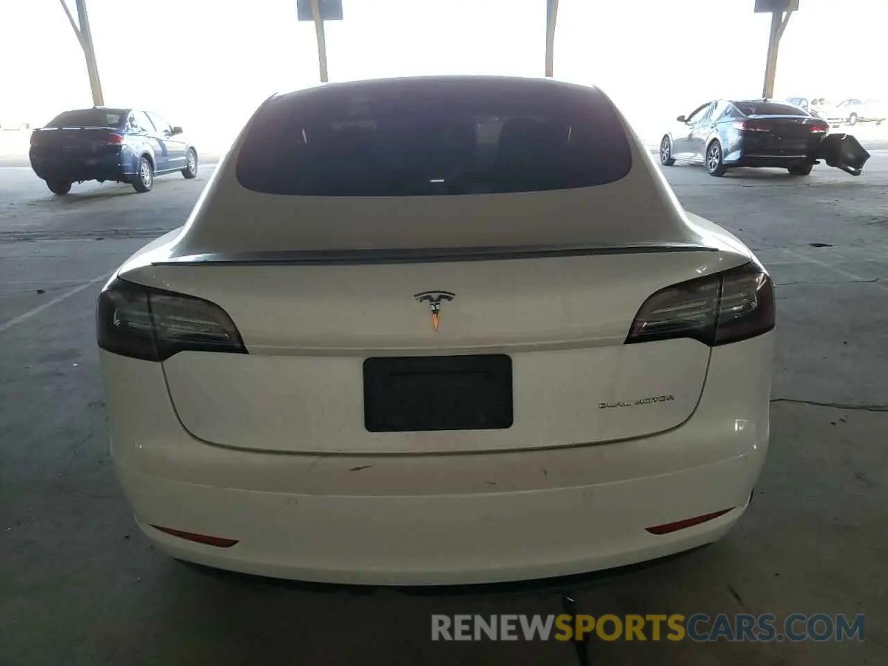 6 Photograph of a damaged car 5YJ3E1EB4MF938427 TESLA MODEL 3 2021