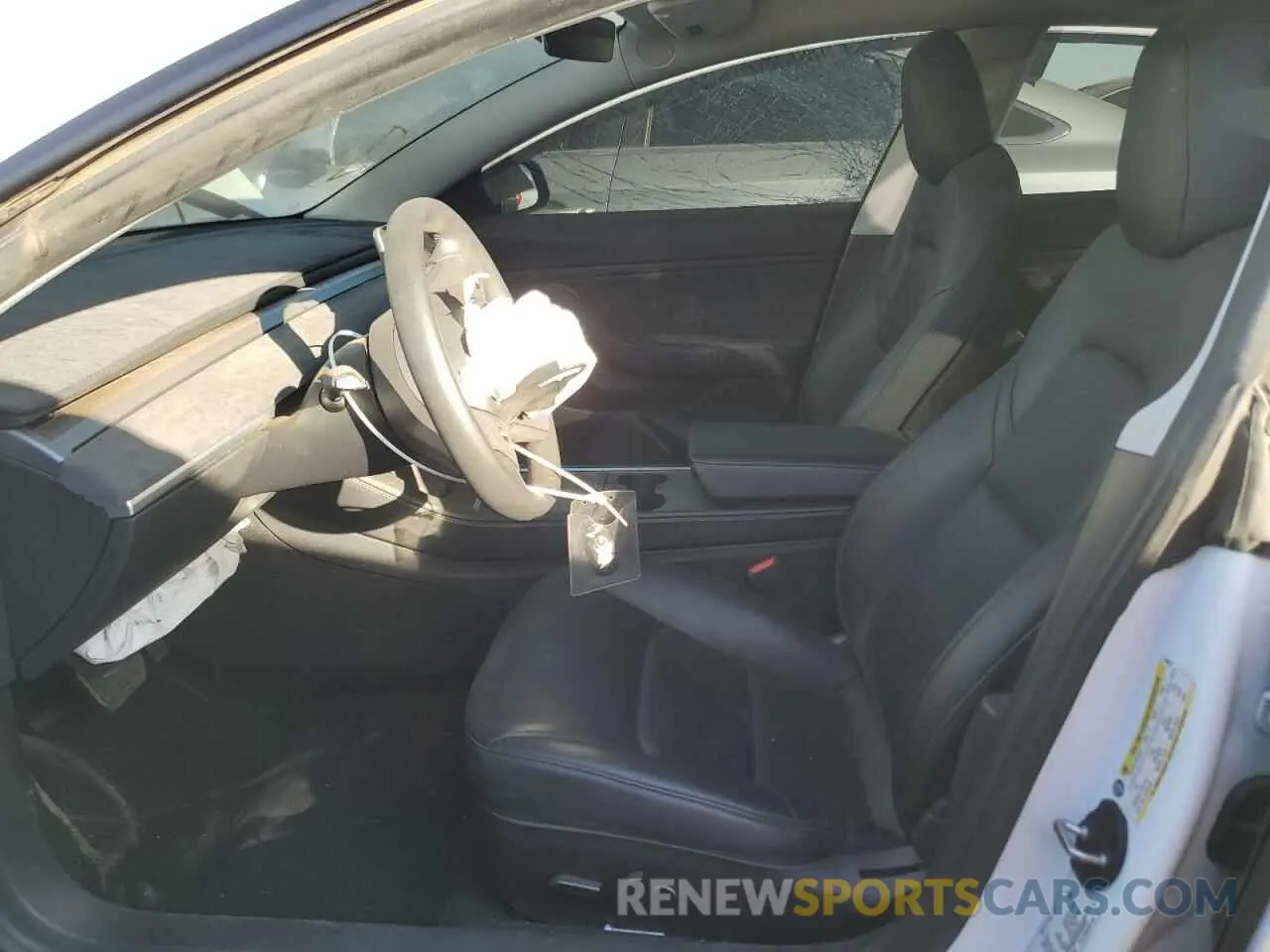 7 Photograph of a damaged car 5YJ3E1EB4MF938427 TESLA MODEL 3 2021