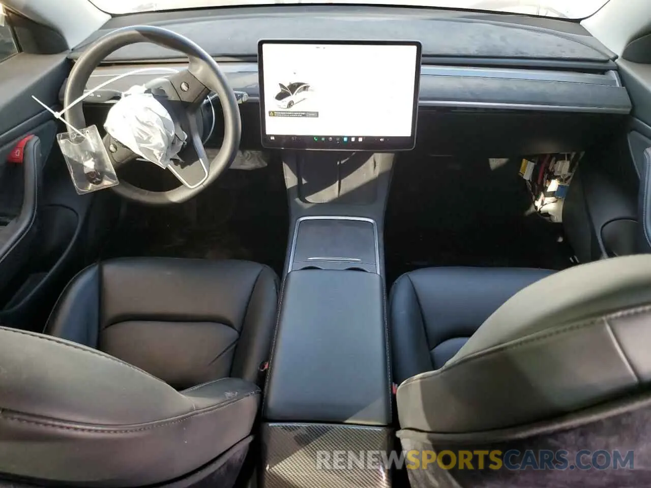 8 Photograph of a damaged car 5YJ3E1EB4MF938427 TESLA MODEL 3 2021