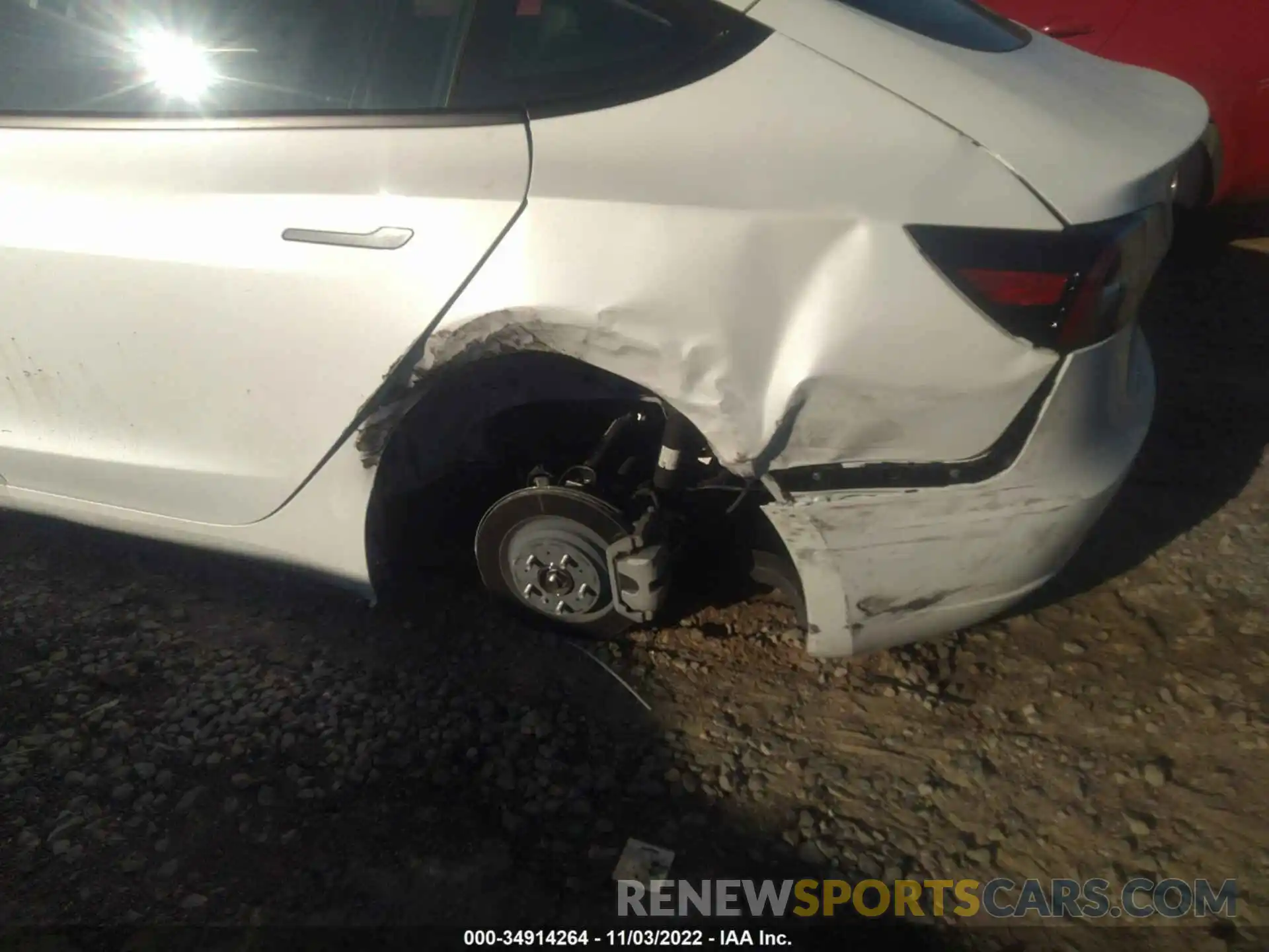 6 Photograph of a damaged car 5YJ3E1EB4MF988308 TESLA MODEL 3 2021